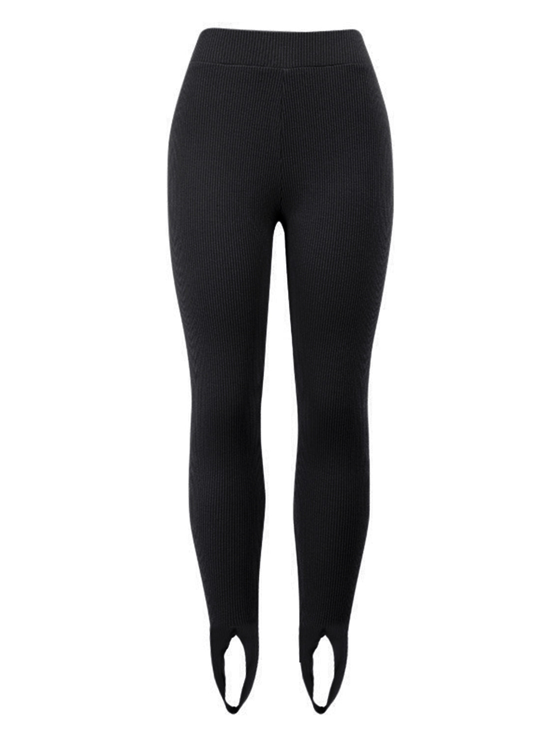 Plush Fashion Hub ribbed mid-waist leggings in a soft, stretchy fabric, shown in a neutral color with a close-up of the waistband.