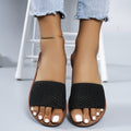 Shopimist breathable hollow-out open toe sandals with stylish cutouts and comfortable design, perfect for warm weather.