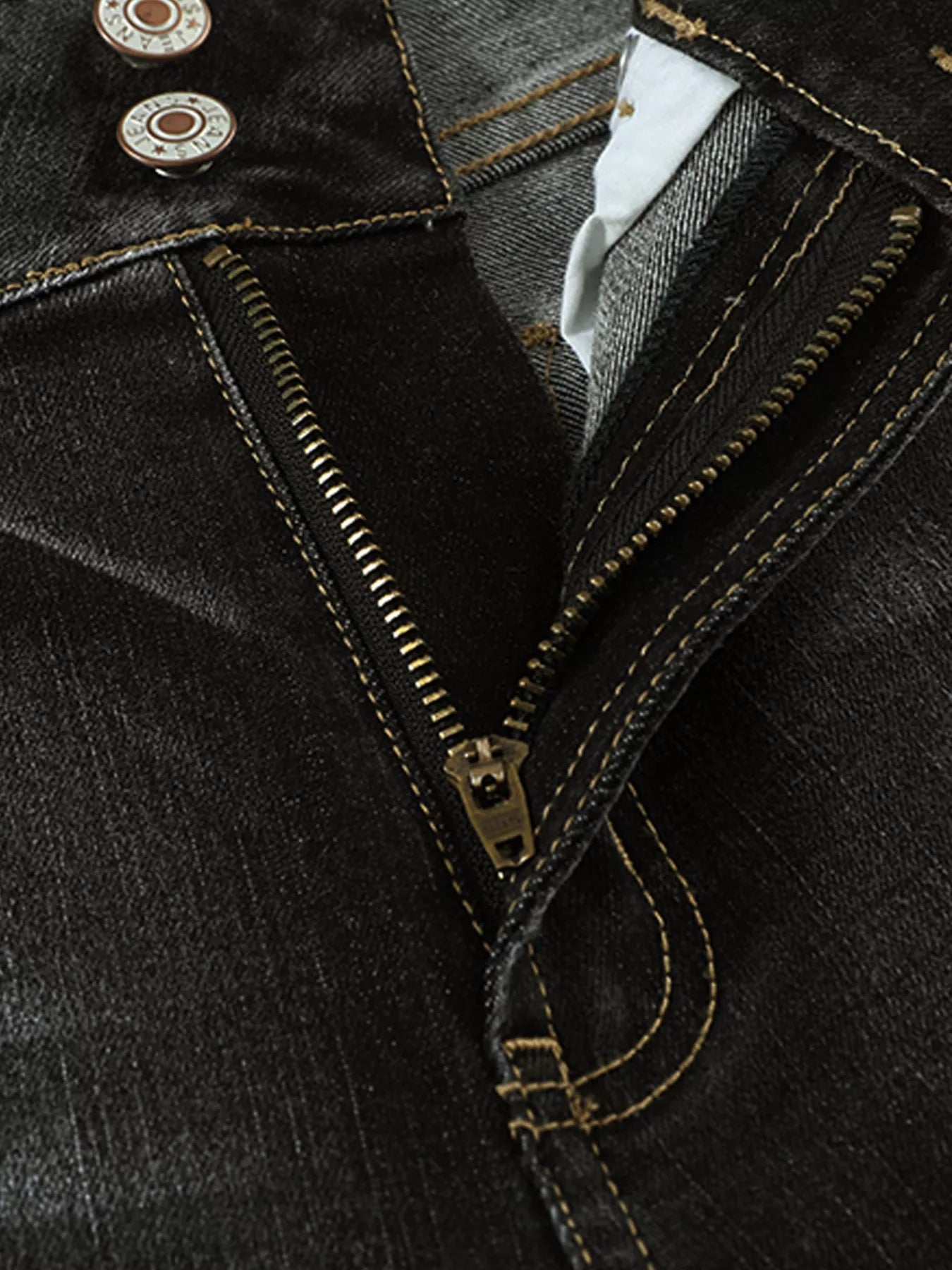 High waist distressed straight leg jeans by Trendsi, featuring a classic denim look with rips and a fitted high-rise waist.