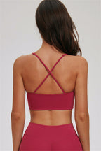 Fitglutes activewear set featuring a kinetic zip jacket, cross-back sports bra, and matching leggings for workout and gym wear.