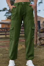 Plush Fashion Shop denim long jeans with front pocket, featuring classic style and sturdy denim fabric.
