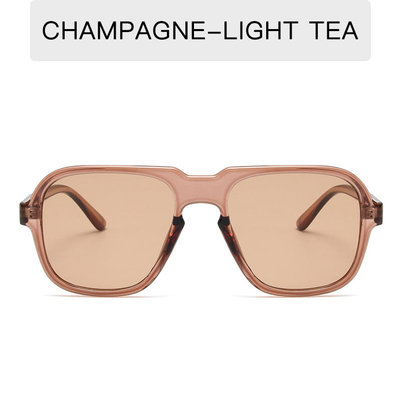 Vintage large rim sunglasses by Plush Fashion Hub, stylish driving and fashion eyewear with bold frames and tinted lenses.