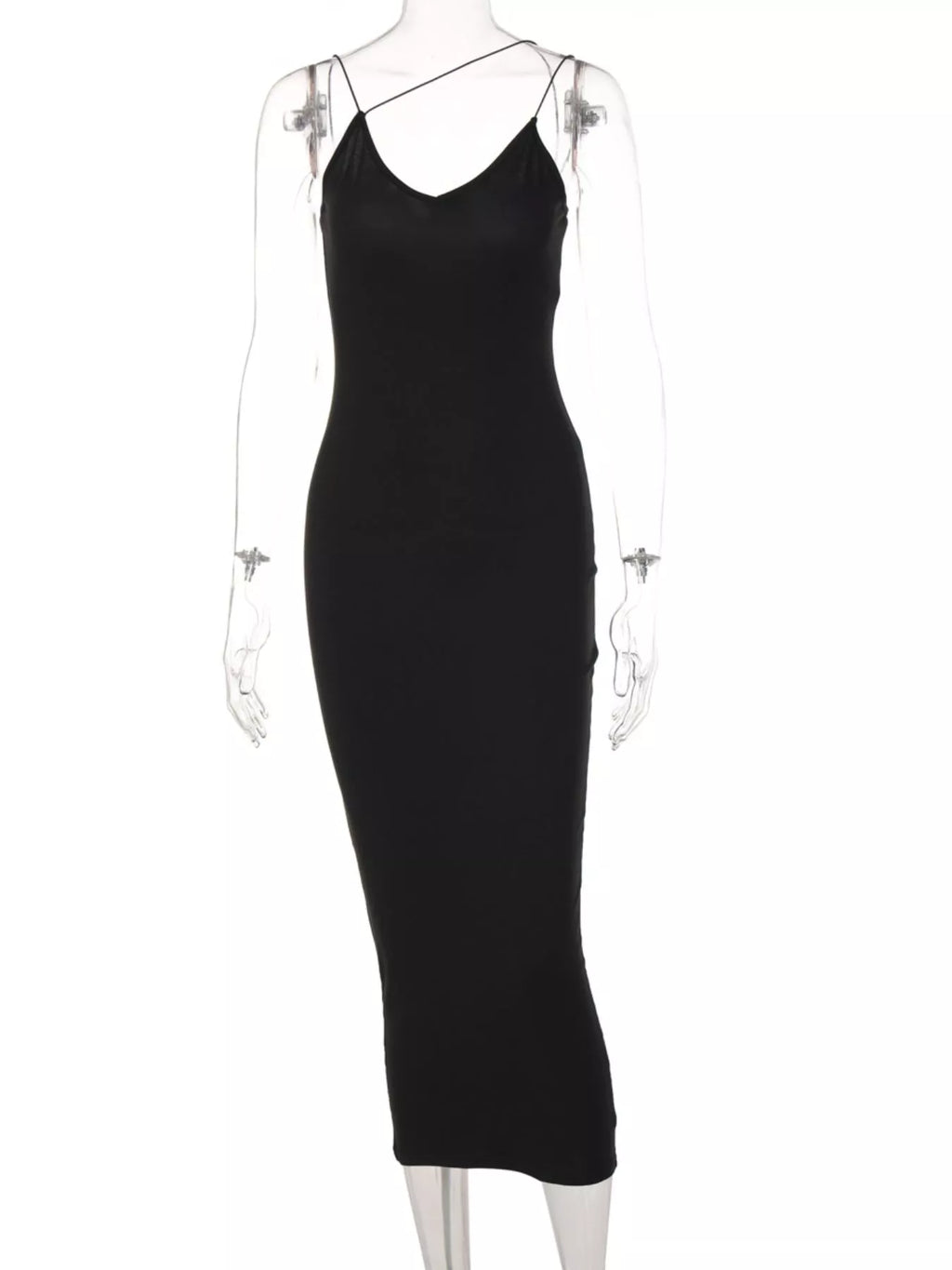 Leopard print spaghetti strap midi dress by Shopimist featuring a fitted bodice and flowing skirt, perfect for stylish summer wear.