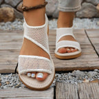 Open toe mesh sandals by Shopimist featuring stylish breathable design and a trendy open-toe style.