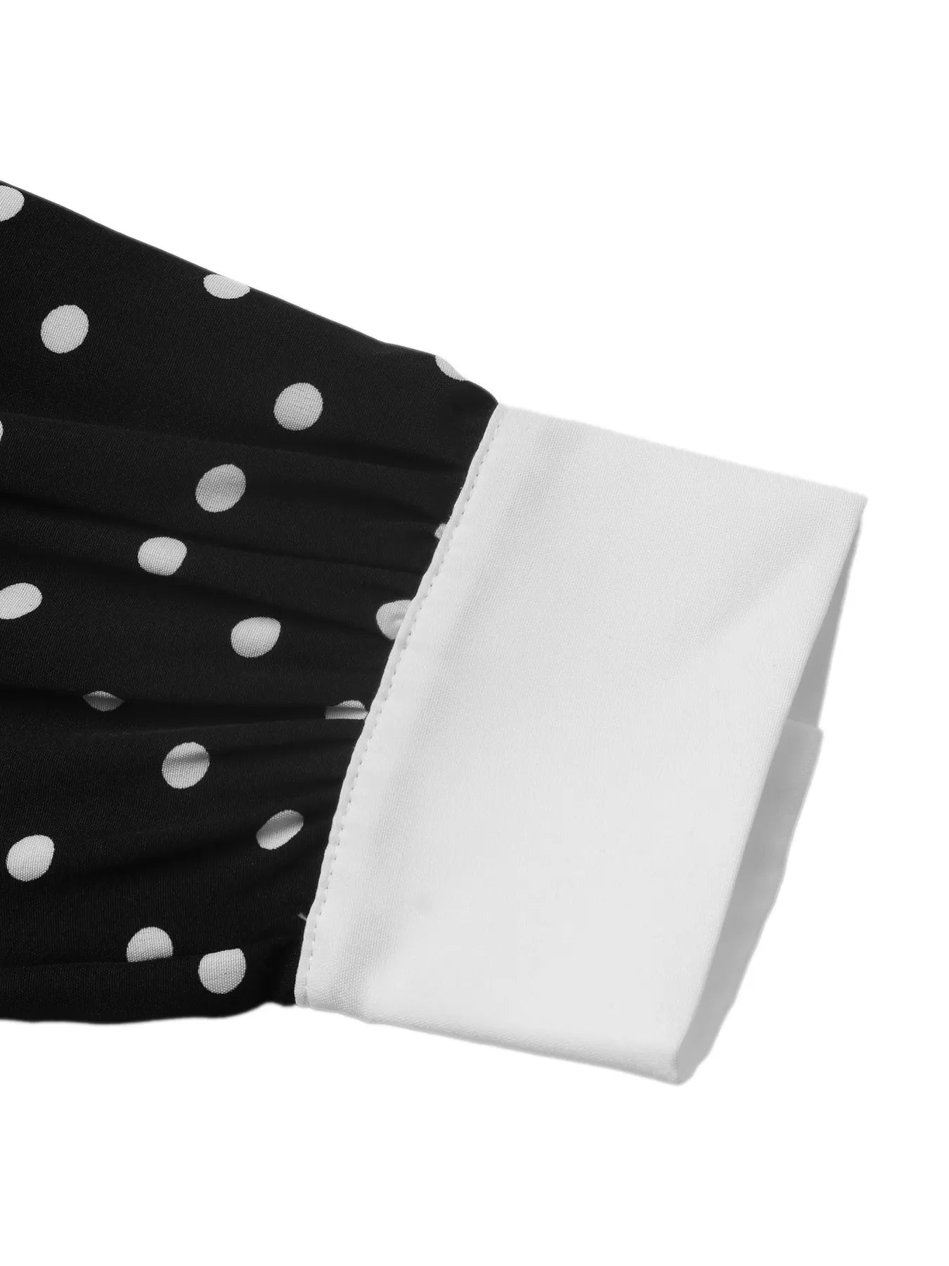 Polka Dot Peter Pan Collar Dress by Shopimist, featuring a classic collar and vintage-inspired design on soft fabric.