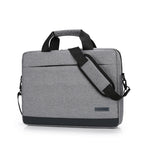 Plush Fashion Hub computer bag, handbag, shoulder bag, and briefcase in black with sleek design and sturdy handles.
