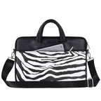 Plush Fashion Hub laptop bag and briefcase with a sleek protective case, featuring a padded design for laptop safety.