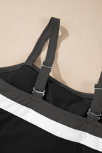 Threaded Pear Rowan Straps One Piece Swimsuit featuring adjustable straps and a sleek design, perfect for stylish beachwear.