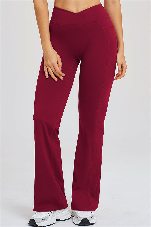 Fitglutes activewear Sizzle T-shirt and flared leggings 2-piece set, gymwear and sportswear for workout or casual wear.
