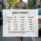 Flowy maxi dress with geometric print and batwing sleeves from Plush Fashion Hub, casualwear style in XS–XXXL sizes.