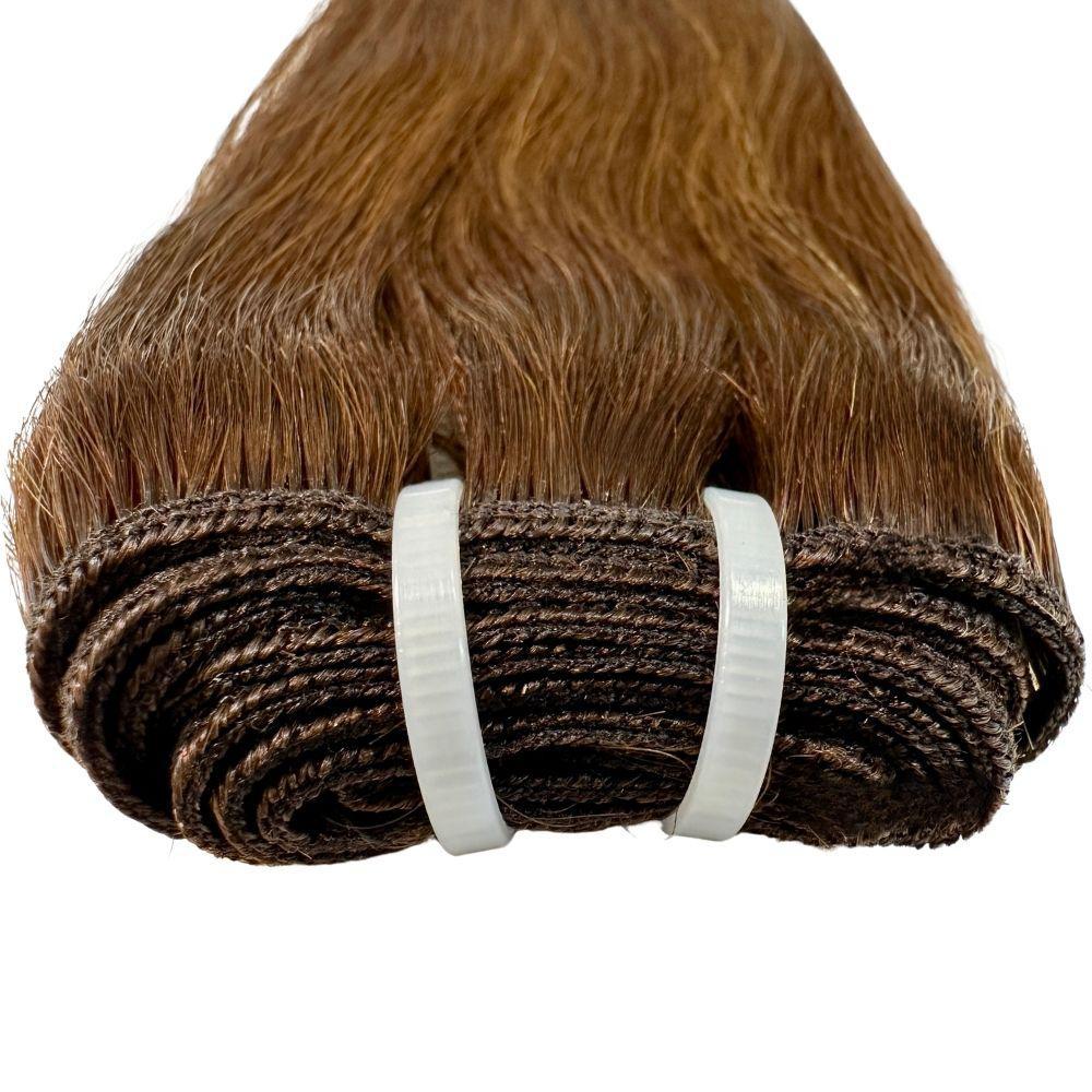 Raw Dark Brown Straight 100% Human Hair Bundles - Plush Fashion Hub