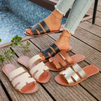Open toe casual sandals by Plush Fashion Hub featuring comfortable straps and stylish design for everyday wear.