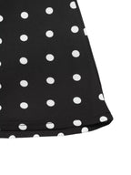 Polka dot Peter Pan collar dress by Shopimist featuring a classic design with a round collar and playful polka dot pattern.