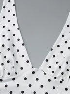 Polka Dot Halter Neck Cami