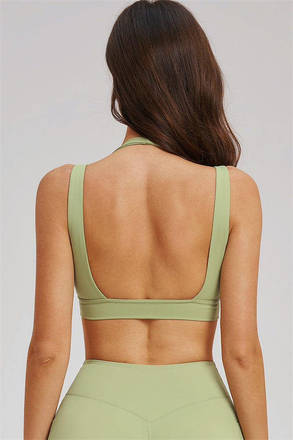Fitglutes Activewear Sizzle Zip Jacket, sports bra, and shorts 3-piece set for workout and gym fitness activities.