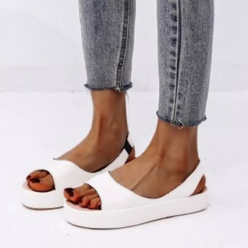 Shopimist peep toe platform sandals featuring a stylish design with chunky heels and open toe for a trendy summer look.