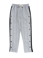Men's plus size textured drawstring pants by Shopimist, showing the full-length pants with elastic waistband and drawstrings.