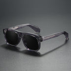 Unisex acetate-style polarized fashion sunglasses with luxury look, featuring sleek frames and tinted lenses.