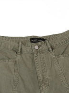 Men's wide-leg cargo jeans by Trendsi, showing relaxed fit with multiple utility pockets and sturdy denim fabric.