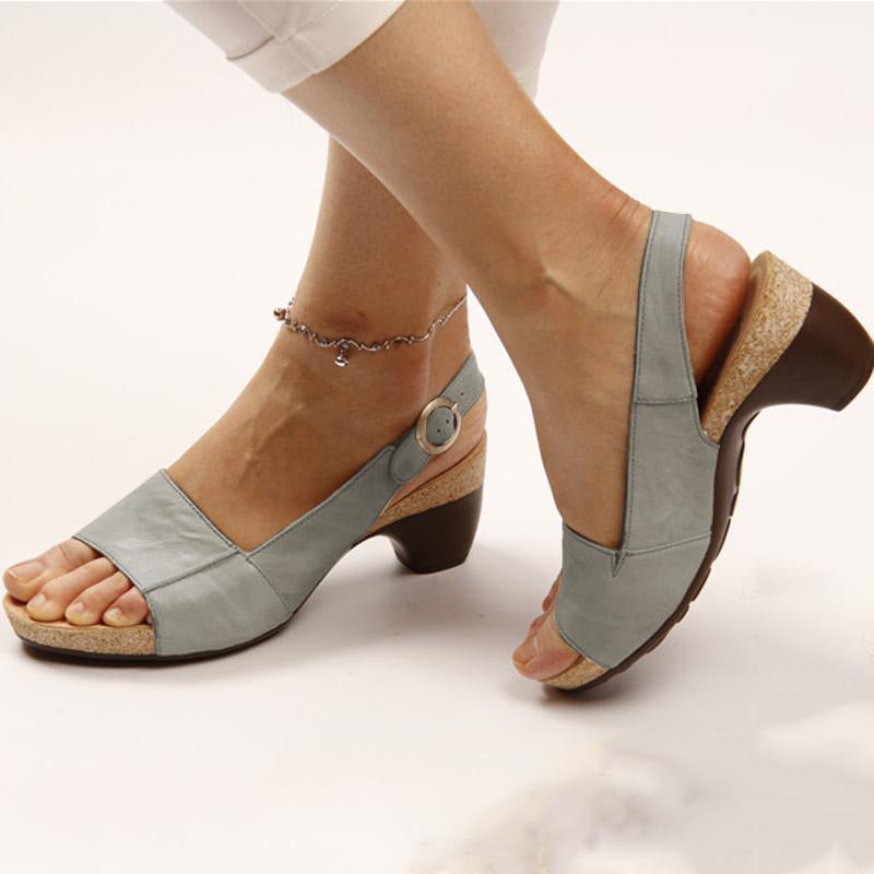 Large size women's wedge heel casual shoes by Plush Fashion Hub for spring and summer, featuring a stylish European and American design