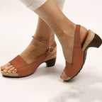 European and American large size women's wedge heel casual shoes for spring and summer by Plush Fashion Hub.