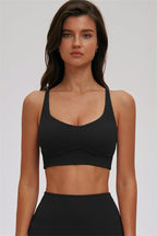 Fitglutes activewear set including Kinetic Zip Jacket, cross-back sports bra, and matching leggings for workout and gym activities.