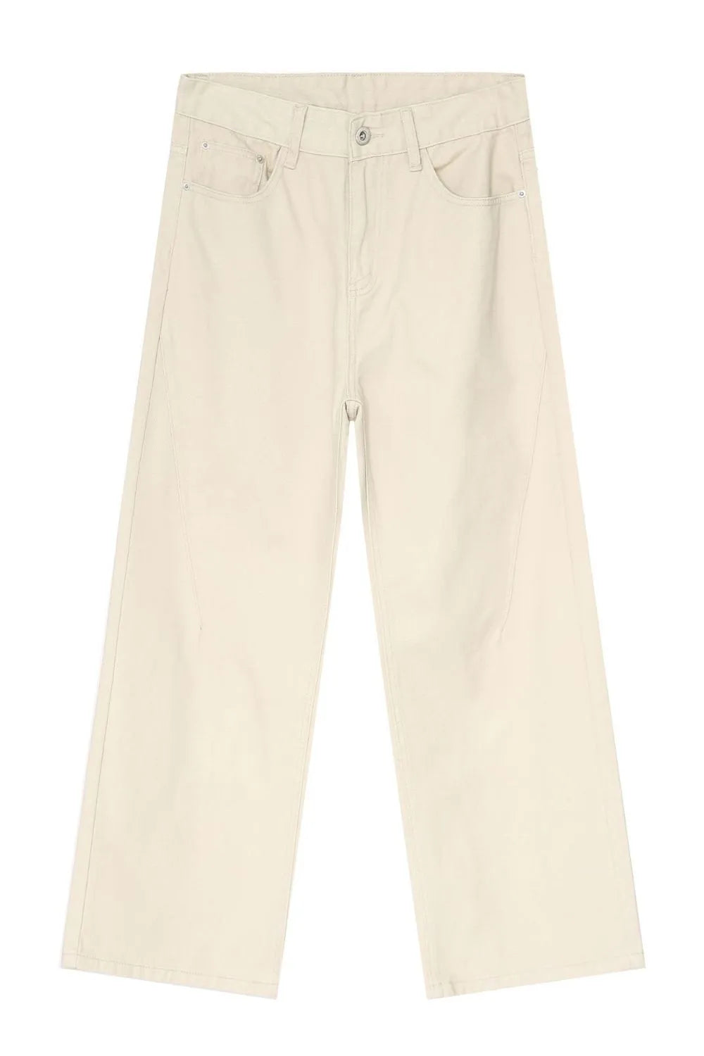 Men's baggy jeans with multiple pockets from Trendsi, showcasing relaxed fit and casual style on a model.