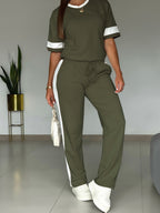 Plush Fashion Hub women's casual sportswear suit featuring a stylish, comfortable design ideal for everyday wear.