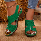 Open toe block heels sandals by Shopimist featuring a stylish design with chunky heels and open-toe style.