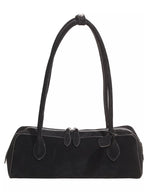 Solid Color Shoulder Bag
