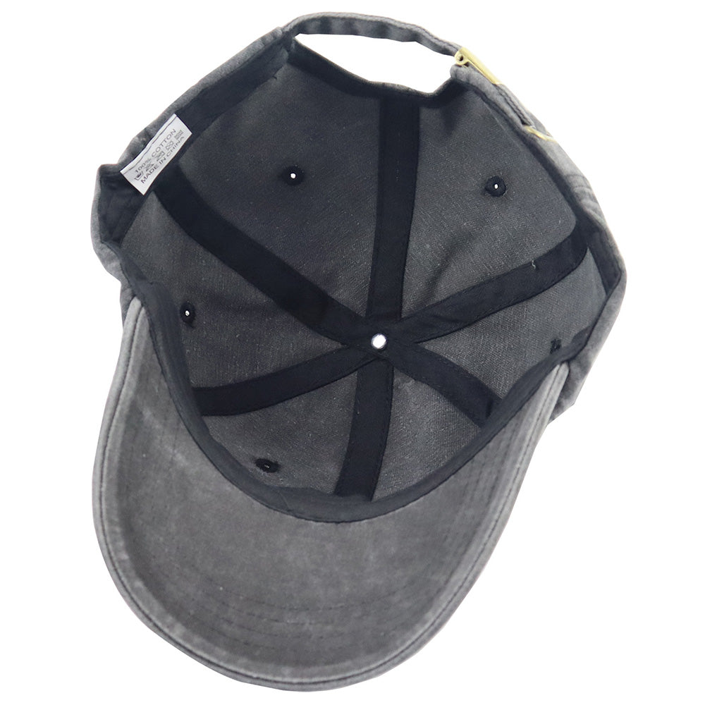 Vintage washed baseball cap with Texas Lone Star embroidery, adjustable fit, unisex design by FitiqueFit.