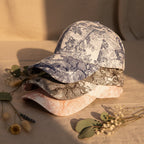 Unisex floral print dome crown baseball cap by FitiqueFit, featuring colorful floral patterns and a classic curved brim.