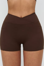 Fitglutes Activewear crop top and shorts 2-piece set, stylish gymwear and workout clothes designed for active fitness routines.