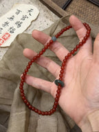 Double layered agate beaded bracelet featuring natural stone beads, stylish and handmade jewelry by Trendsi.