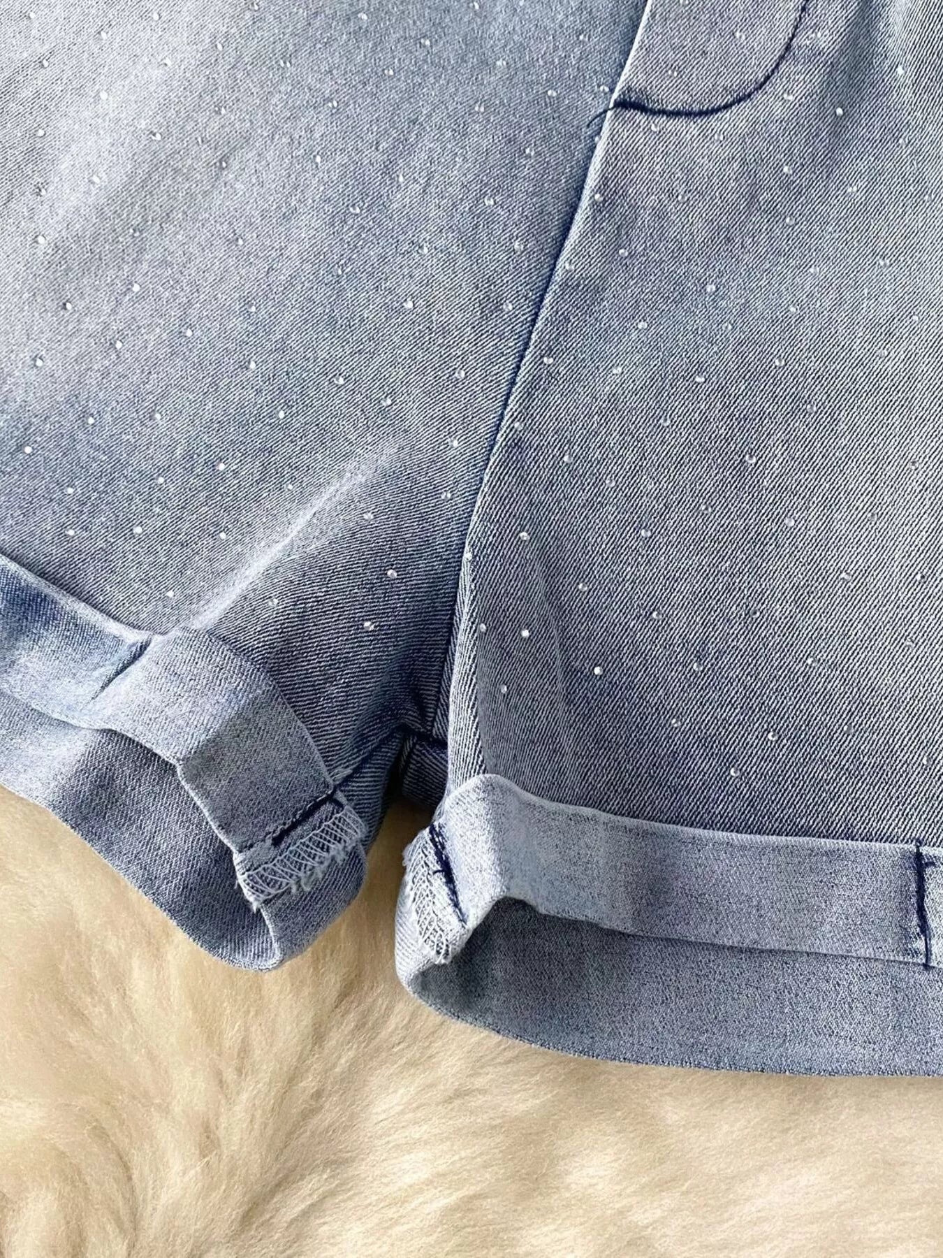 Strapless denim romper with pockets, full-body suit by Plush Fashion Hub, featuring a casual, stylish design and front pockets.