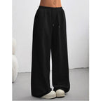 FitiqueFit minimalist straight-leg drawstring sweatpants in various colors, casualwear for comfortable everyday wear, available in S–2XL.