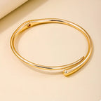18K Gold-Plated Alloy Adjustable Necklace