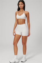 Fitglutes Activewear sports bra and shorts 2-piece set, athletic gymwear with breathable fabric, designed for workout and active use.