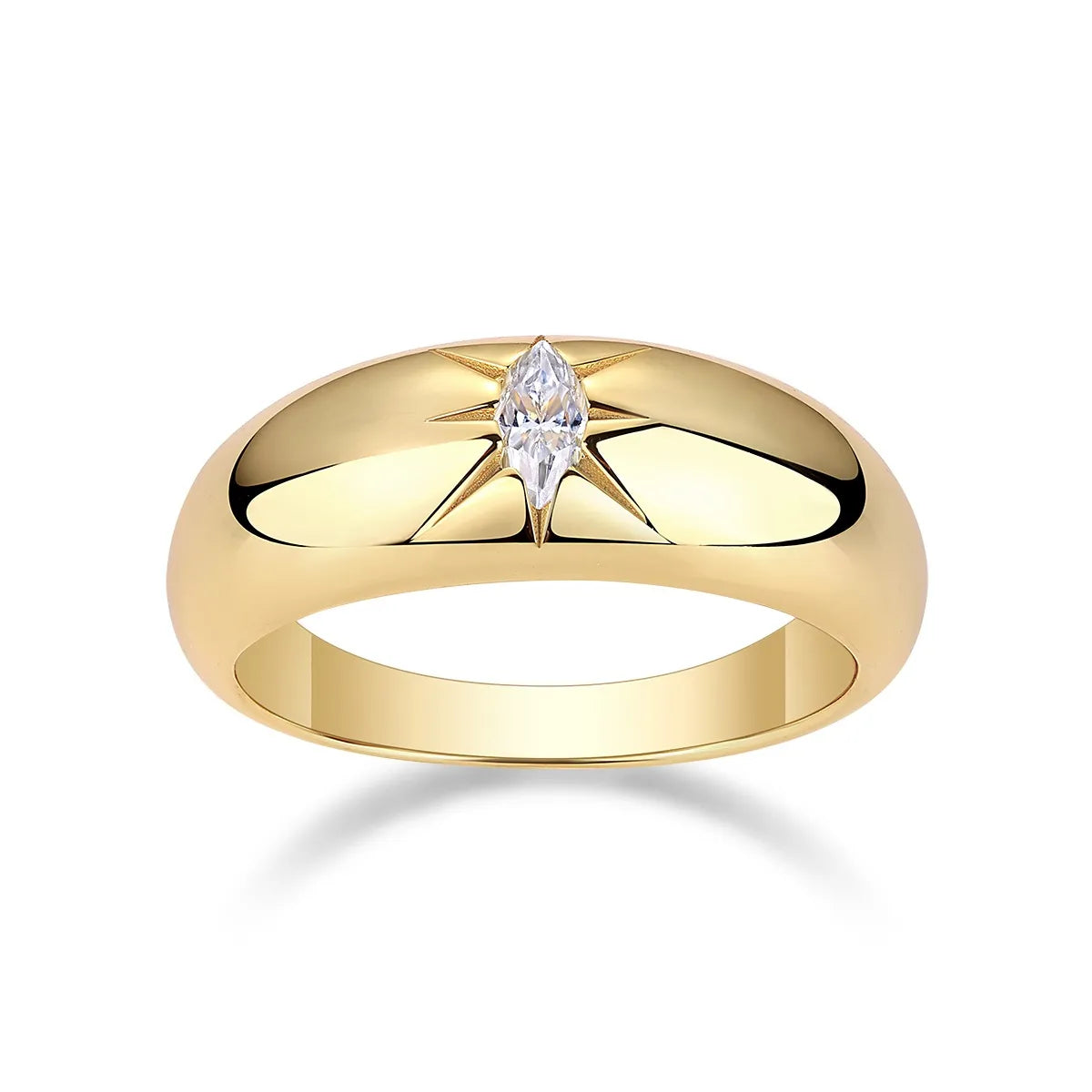 925 sterling silver moissanite ring featuring a sparkling center stone and intricate band design, elegant jewelry by Shopimist.