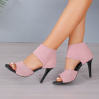 Women’s fish-mouth hollow fashion flats by Plush Fashion Hub, stylish slip-on footwear with open, breathable design and sleek black finish.
