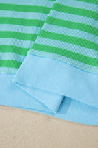 Plus size loungewear set with puff sleeves and detailed design by Threaded Pear, featuring a comfortable, stylish fit.