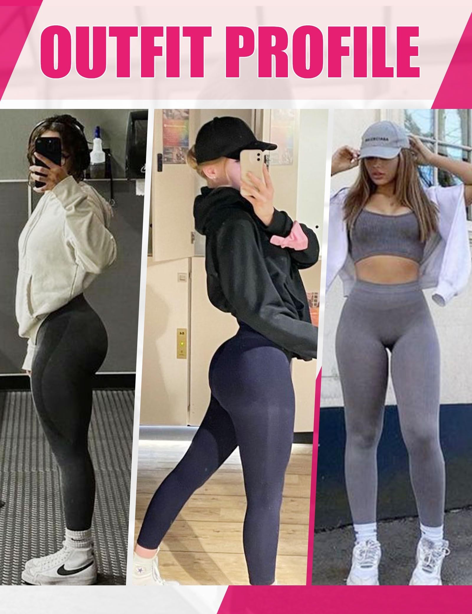 FitiqueFit high-waisted seamless cropped leggings in black, showing their stretchy, form-fitting fabric and sleek activewear design.