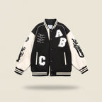 Oversized Y2K Lamb-Wool Bomber Jacket for women by FitiqueFit, featuring a streetwear style with a plush wool texture.
