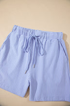 Lilian Dolman Sleeve Polo Shirt Set by Threaded Pear, stylish short set featuring a polo top with dolman sleeves and matching shorts.