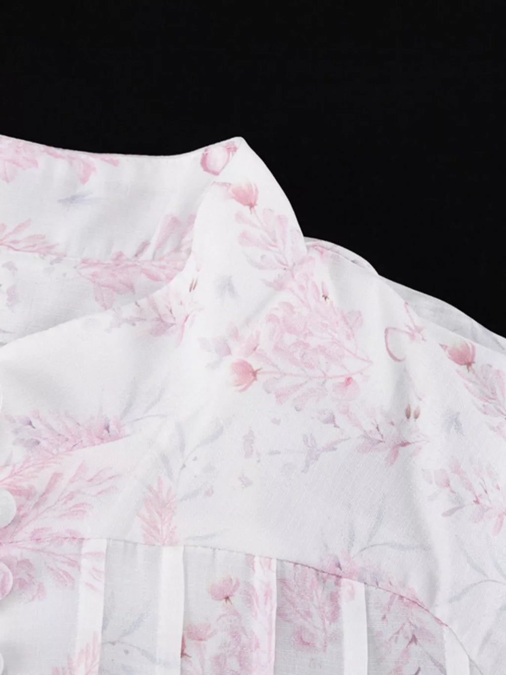 Floral print layered ruffle dress by Shopimist featuring a flowy design and vibrant floral patterns.