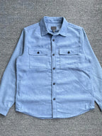Men's long sleeve Shacket by Shopimist featuring a button-up style in a casual, versatile design.