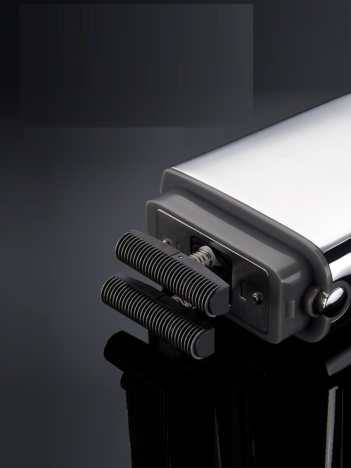 Portable mini electric foil shaver by Plush Fashion Hub, compact rechargeable grooming tool for quick and easy facial hair shaving.