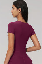 Fitglutes Activewear Rapture T-shirt and shorts 2-piece set, sportswear for gym and workout, casual athletic clothing, front view
