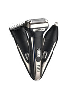 Trendsi 3-in-1 multifunctional electric grooming shaver set with adjustable blades and ergonomic design for beauty and health grooming.
