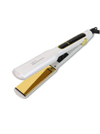 Trendsi 2-in-1 professional hair straightener and curling iron with black and silver design, showing the device on a white background.